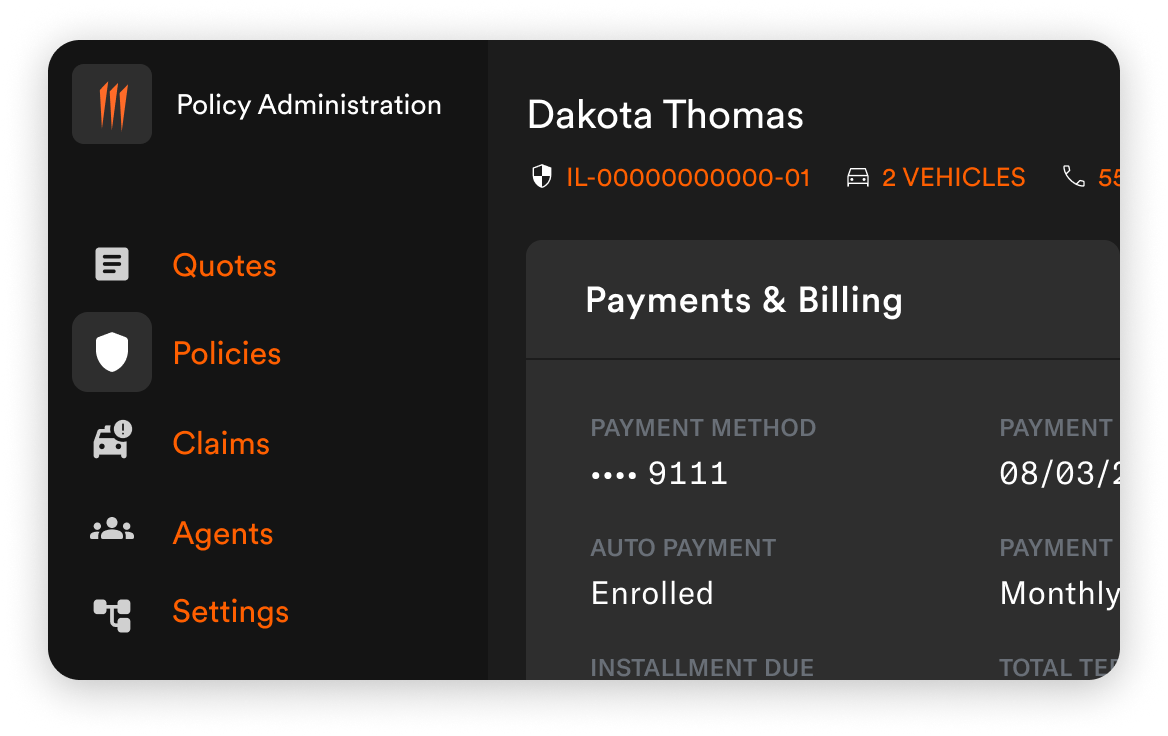 Custom Policy Administration